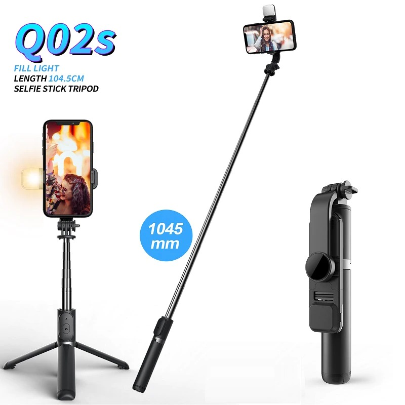 6 in 1 Integrated Tripod Selfie Stick