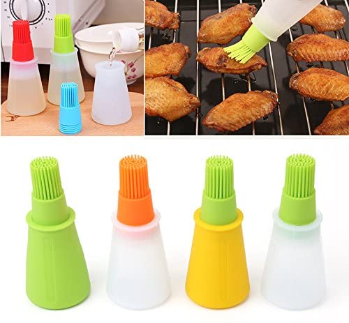 Silicone BBQ cooking oil brush pastry brush oil bottle brush