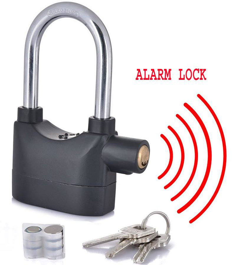 Security Alarm Lock - Black