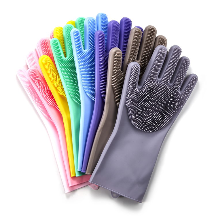 Magic Silicone Dishwashing Gloves For Household