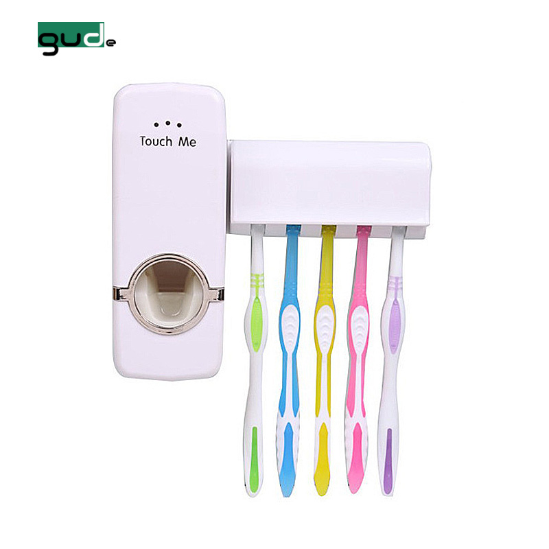 Automatic Toothpaste Dispenser Dust-proof Toothbrush Holder