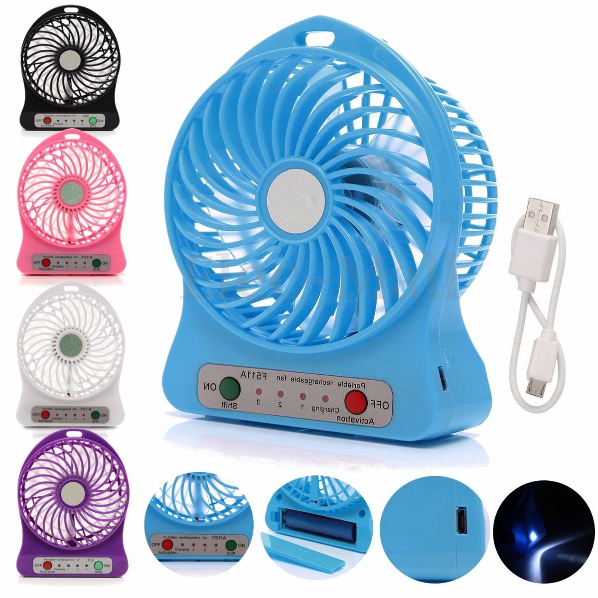 Mini Rechargeable mini Fan Desktop Fan