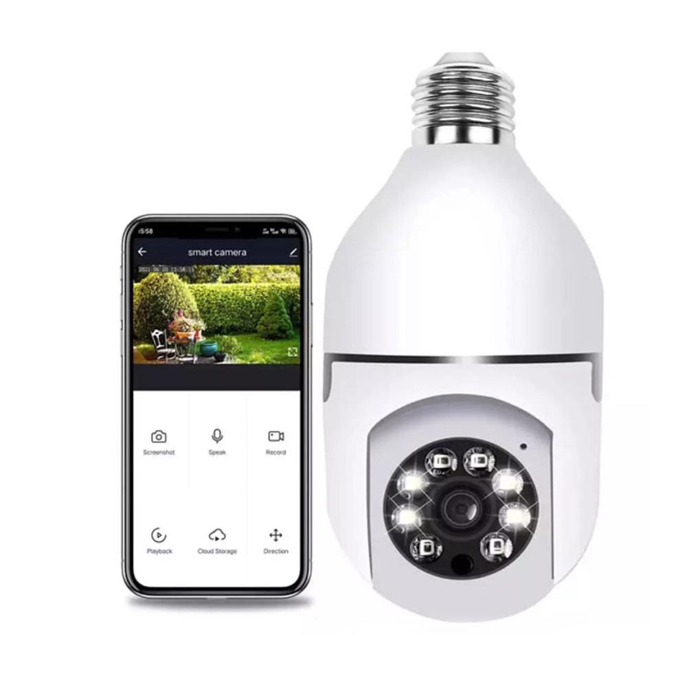 Bulb System 360 Degree Wi-Fi Panorama IP Camera - 2MP