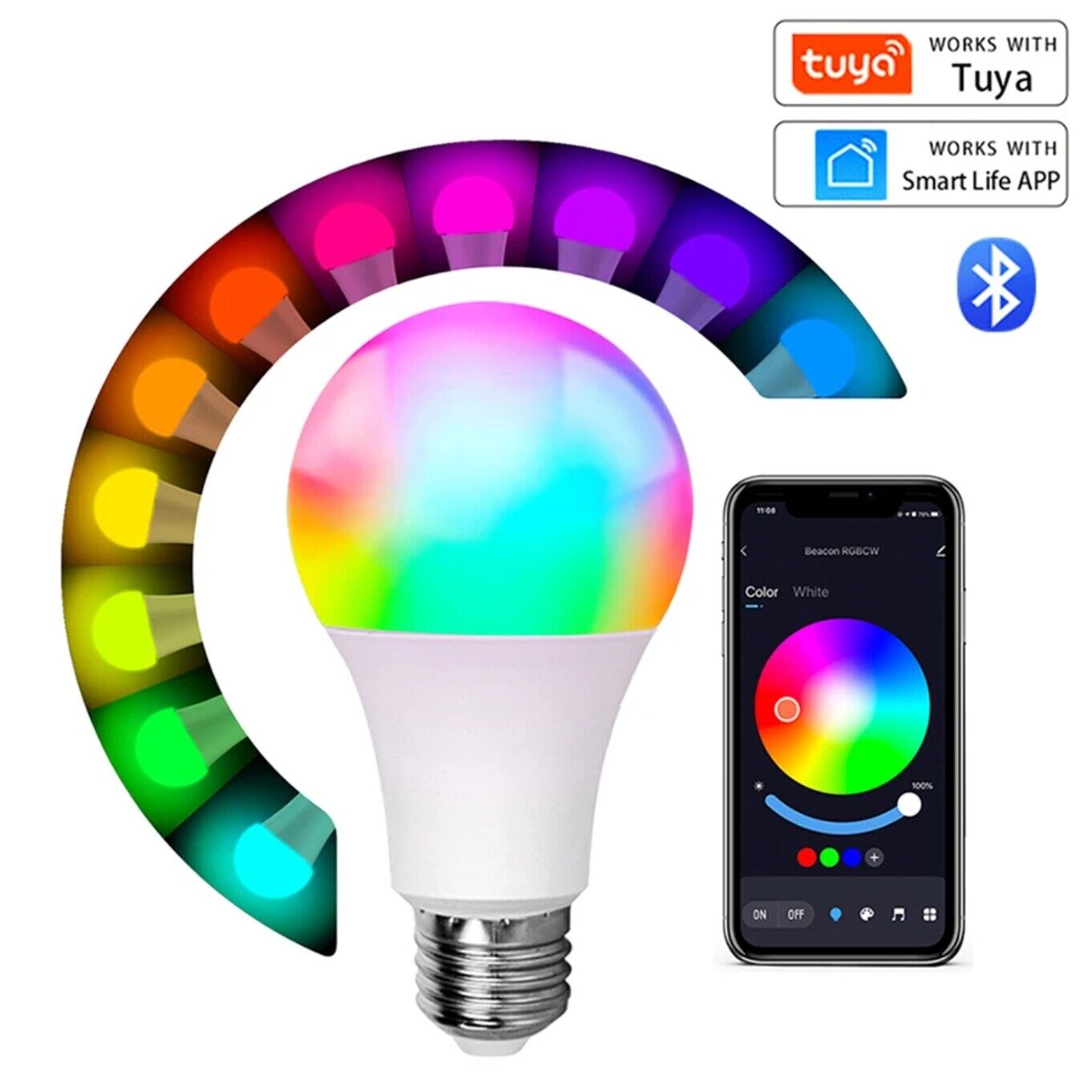 Tuya Smart LED Light Bulb 9W