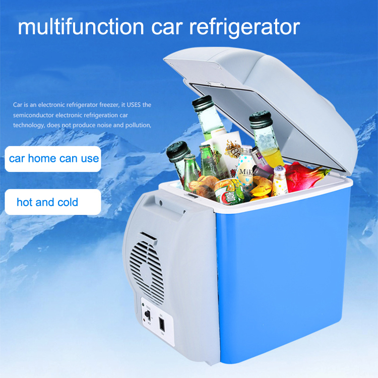 7.5L 12V portable refrigerator for car and home use